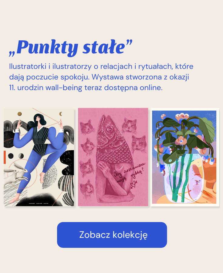 Plakaty wystawa Punkty stałe
